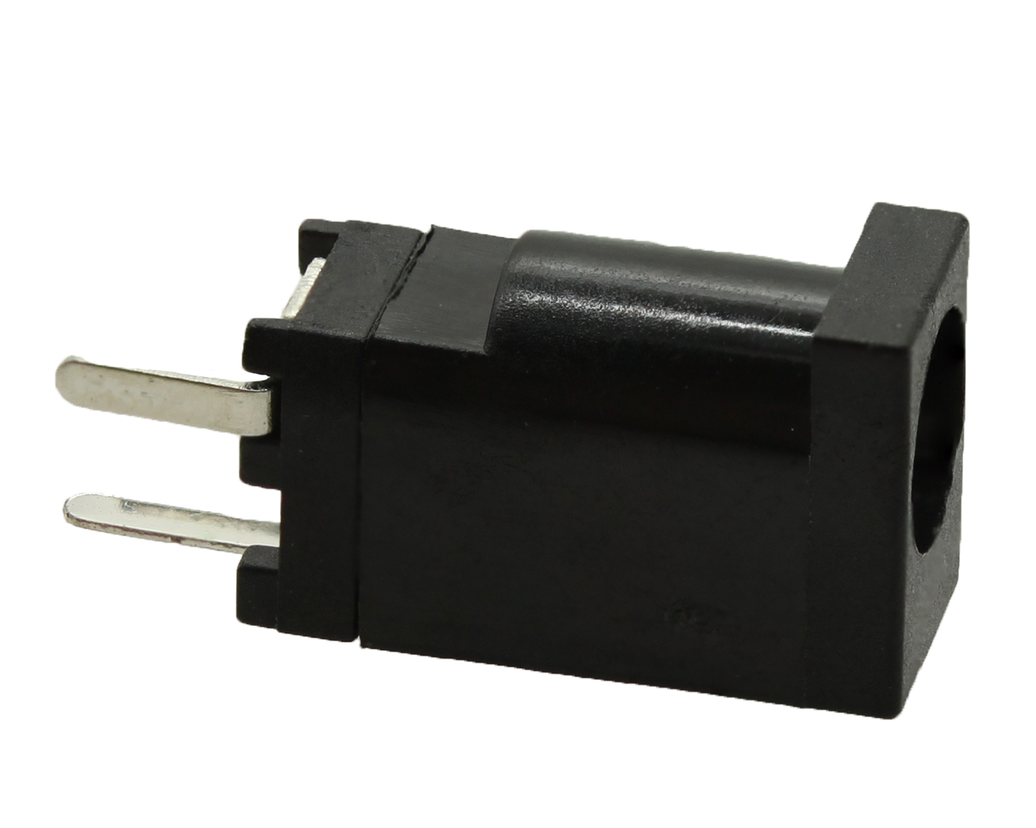 DC插座 DC002D DC電源母座Φ1.0mmΦ1.3mm立式直插3腳